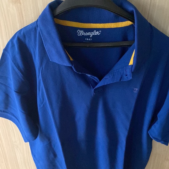 Wrangler Royal blue Mens Polo T-shirt.( NWOT) - Picture 5 of 8